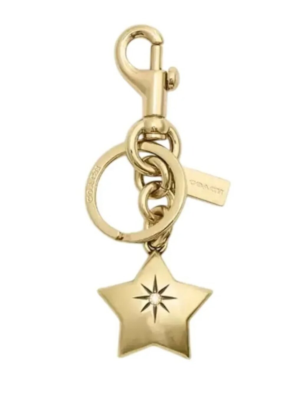 Coach Mini Star Bag Charm  with Hang Tag & Dusty - NWT